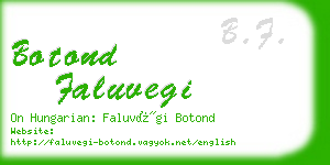 botond faluvegi business card